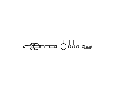 Hyundai 49591-4D000 Joint Set-Outer, RH