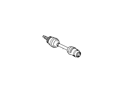Hyundai 49500-4D001 Shaft Assembly-Drive, RH