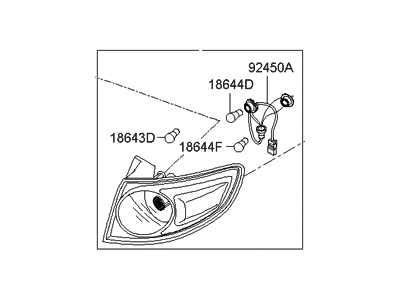 Hyundai 92402-0W050 Lamp Assembly-Rear Combination Outside, RH