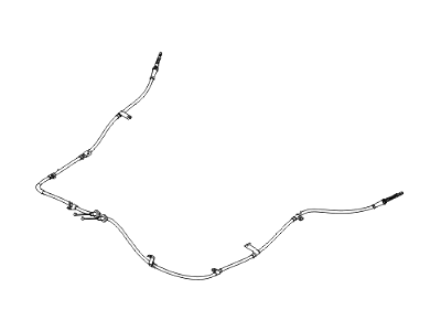 Hyundai 59760-2B500--DS Cable Assembly-Parking Brake, LH