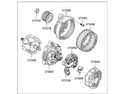 Hyundai 37300-3C180 Generator Assembly