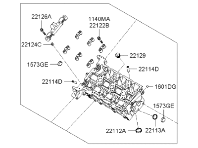 Kia 221103CGA1 Head Sub Assembly-Cylinder