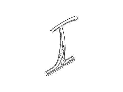 Hyundai 71401-1EB10 Pillar Assembly-Center Outer, LH