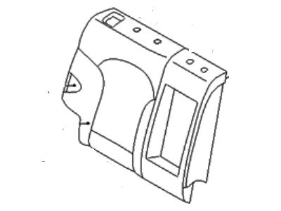 Hyundai 89470-4W061-TMC Rear Right-Hand Seat Back Covering