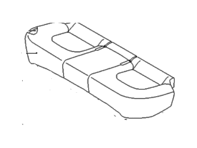 Hyundai 89170-4W060-TMC Rear Seat Cushion Covering Assembly