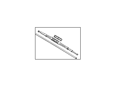 Kia 983602F000 Passeger Windshield Wiper Blade Assembly