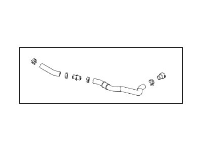 Hyundai 25414-E6000 Hose Assembly-Radiator, Upper