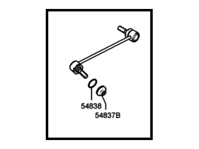 Hyundai 54840-26000 Link Assembly-Front Stabilizer, RH