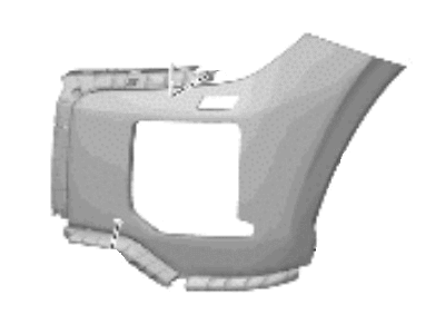 Hyundai 865F4-S8CA0 COVER-FR BUMPER, RH