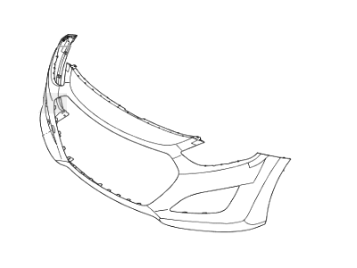 Hyundai 86511-A5000 Front Bumper Cover