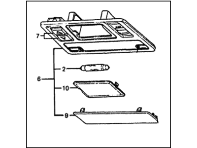 Hyundai 92800-21300-AV Lamp Assembly-Room
