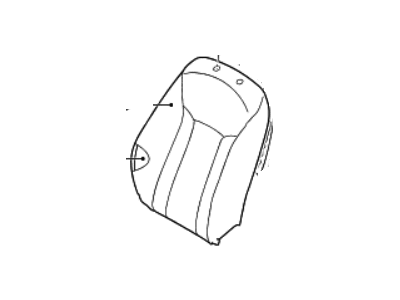 Hyundai 88461-3V475-XBC Front Passenger Side Seat Back Covering