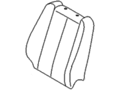 Hyundai 88360-0A200-FZN Front Driver Side Seat Back Covering