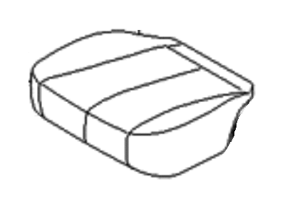 Hyundai 88160-0A000-FZN Front Driver Side Seat Cushion Covering