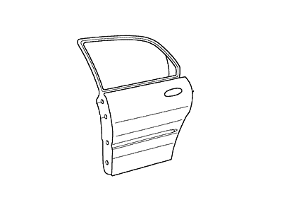 Hyundai 77121-38100 Panel-Rear Door Outer, RH