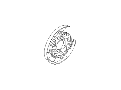 Hyundai 58252-2E000 Plate Assembly-Rear Brake Back, RH