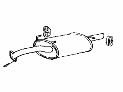 Hyundai 28700-22001 Tail With Muffler Pipe