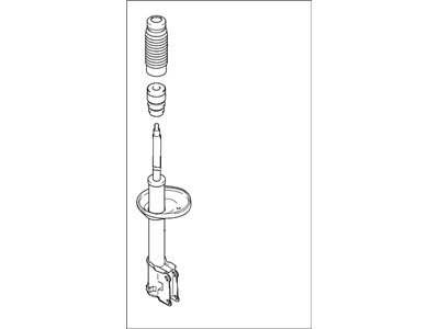 Hyundai 54650-2C000 Strut And Bumper Assembly, Front, Left