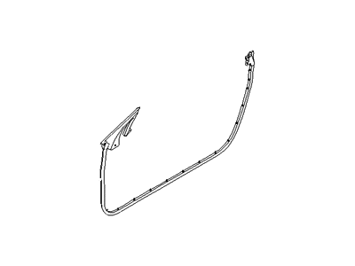 Hyundai 82130-2M001 Weatherstrip Assembly-Front Door Side LH