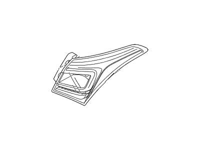 Hyundai 92410-A5010 Lens & Housing-Rear Combination Outside Lamp, LH