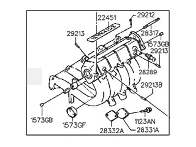 Hyundai 28310-33280 Manifold Assembly-Intake