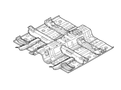 Hyundai 65100-G7000 Panel Assembly-Floor, Center