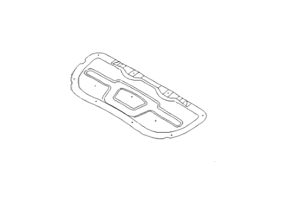Hyundai 81125-3Q000 Pad-Hood Insulating