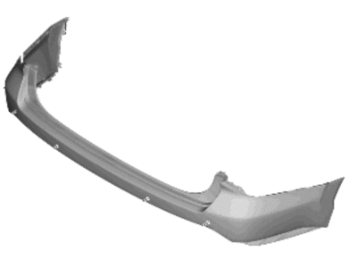 Hyundai 86640-S8CA0 COVER-RR BUMPER, UPR