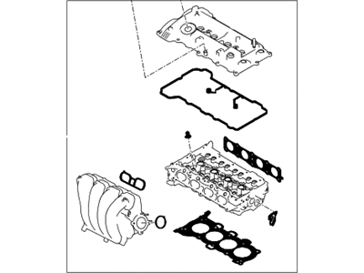 Hyundai 20920-2EU13 Gasket Kit-Engine Overhaul Upper