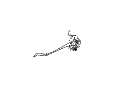 Hyundai 81420-1R020 Latch & Actuator Assembly-Rear Door, RH
