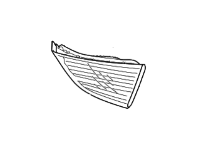 Hyundai 92440-3X200 Lens & Housing-Rear Combination Inside Lamp, RH