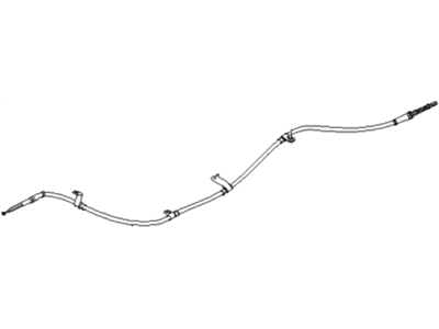 Hyundai 59760-3X300--DS Cable Assembly-Parking Brake, LH