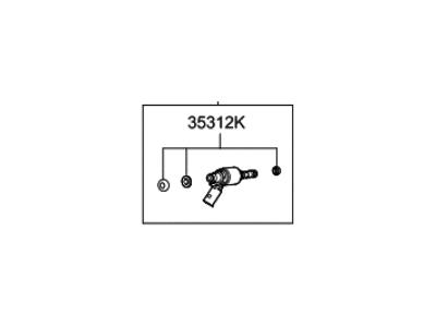 Kia 353102E520 Injector Assembly-Fuel