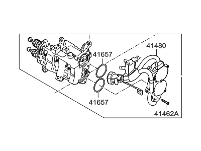 Kia 414702D300 ACTUATOR Assembly-Clutch