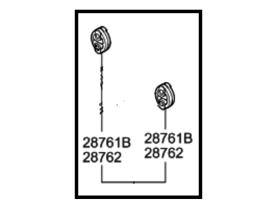 Hyundai 28650-C2400 Center Muffler Assembly