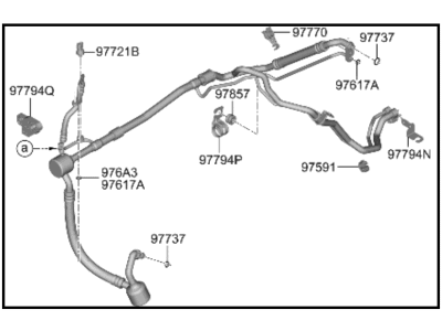 Hyundai 97777-S8600 Tube Assembly-Suction & Liquid