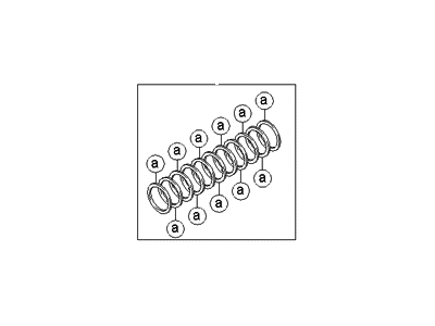Hyundai 53854-39A10 Shim Set-Inner Bearing Adjuster