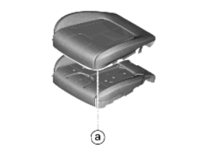 Hyundai 88100-S8BH0-WCG CUSHION ASSY-FR SEAT, LH
