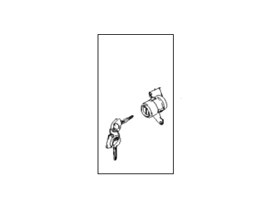 Hyundai 81980-26A00 Front Door Lock Assembly, Right