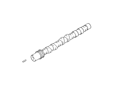 Hyundai 24200-35520 Camshaft Assembly-Exhaust, LH