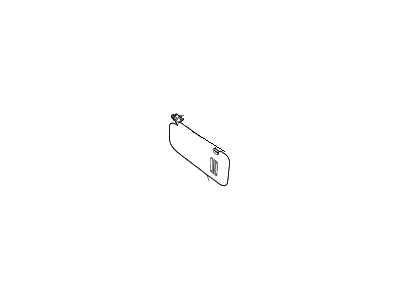 Hyundai 85202-B1400-SG2 Sun Visor Assembly, Right