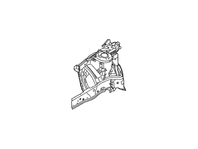 Hyundai 64502-F2000 Panel Assembly-Fender Apron, RH