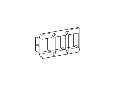 Hyundai 93244-38100 Cover-Console Switch Mounting, Lower