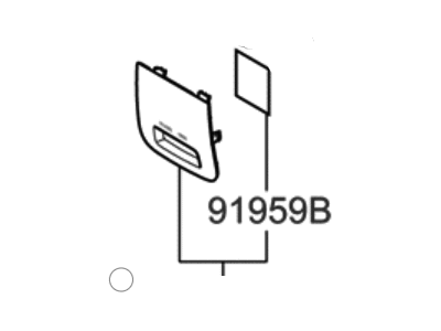 Hyundai 84753-B1AC0-RNB Cover Assembly-Fuse Box