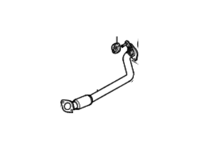 Hyundai 28610-3M100 Front Muffler Assembly, Left