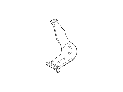 Hyundai 97370-B1000 Duct-Rear Heating, RH