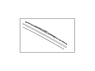 Hyundai 98350-2W000 Wiper Blade Assembly, Driver