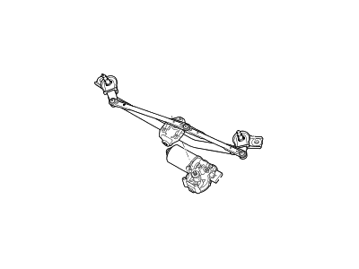 Hyundai 98110-2V000 Windshield Wiper Motor Assembly