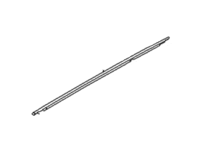 Hyundai 83220-3N000 Weatherstrip Assembly-Rear Door Belt Outside RH