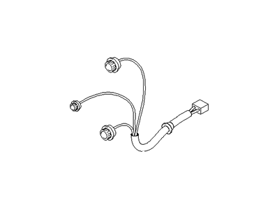 Hyundai 92490-25000 Rear Combination Holder & Wiring